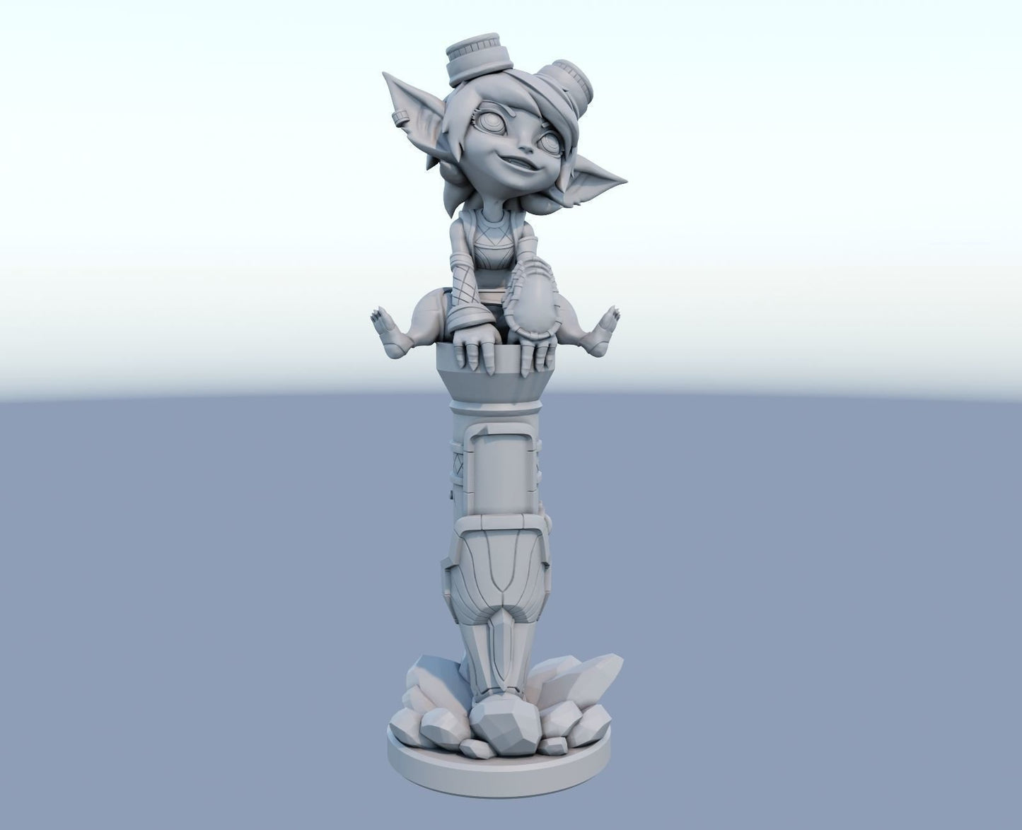 League of Legends Tristana Figurine - 3D Printed Collectible for Your Gaming Heaven