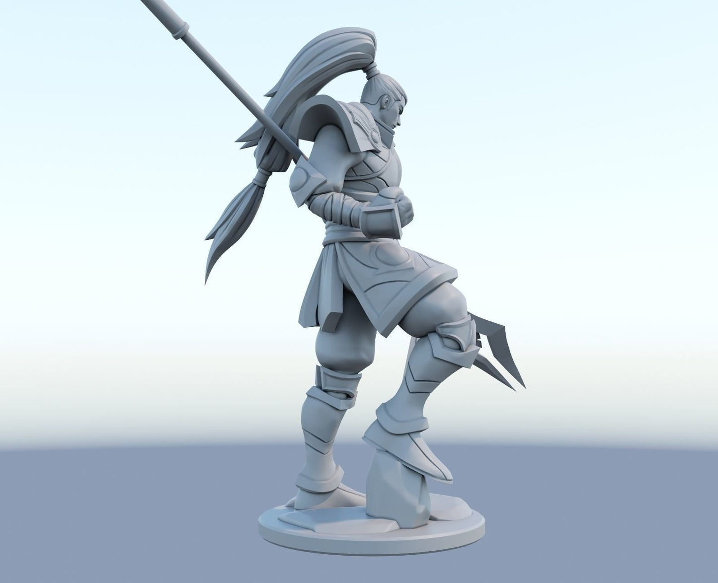 League of Legends Xin zhao Figurine - 3D Printed Collectible for Your Gaming Heaven