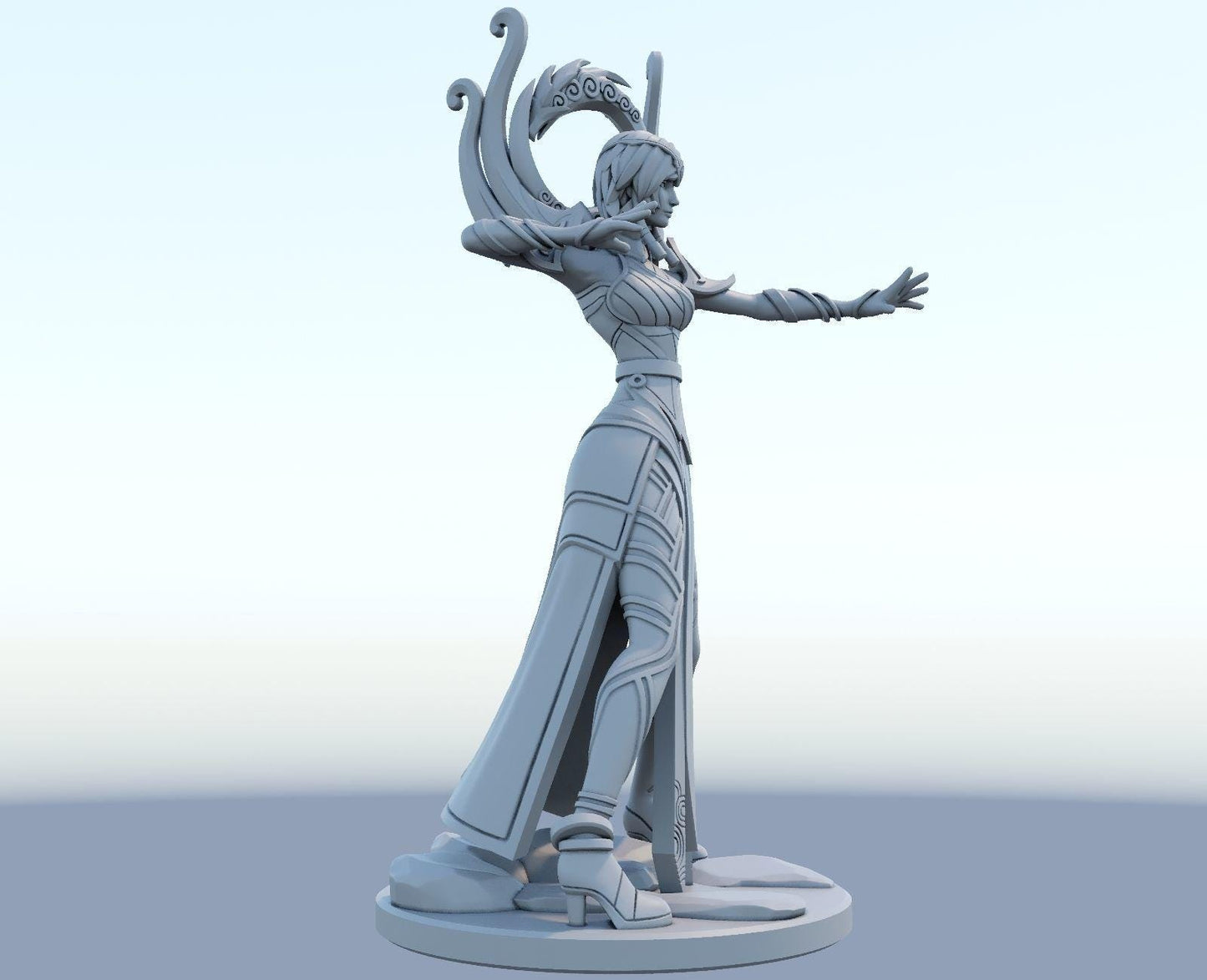 League of Legends Karma Figurine - 3D Printed Collectible for Your Gaming Heaven