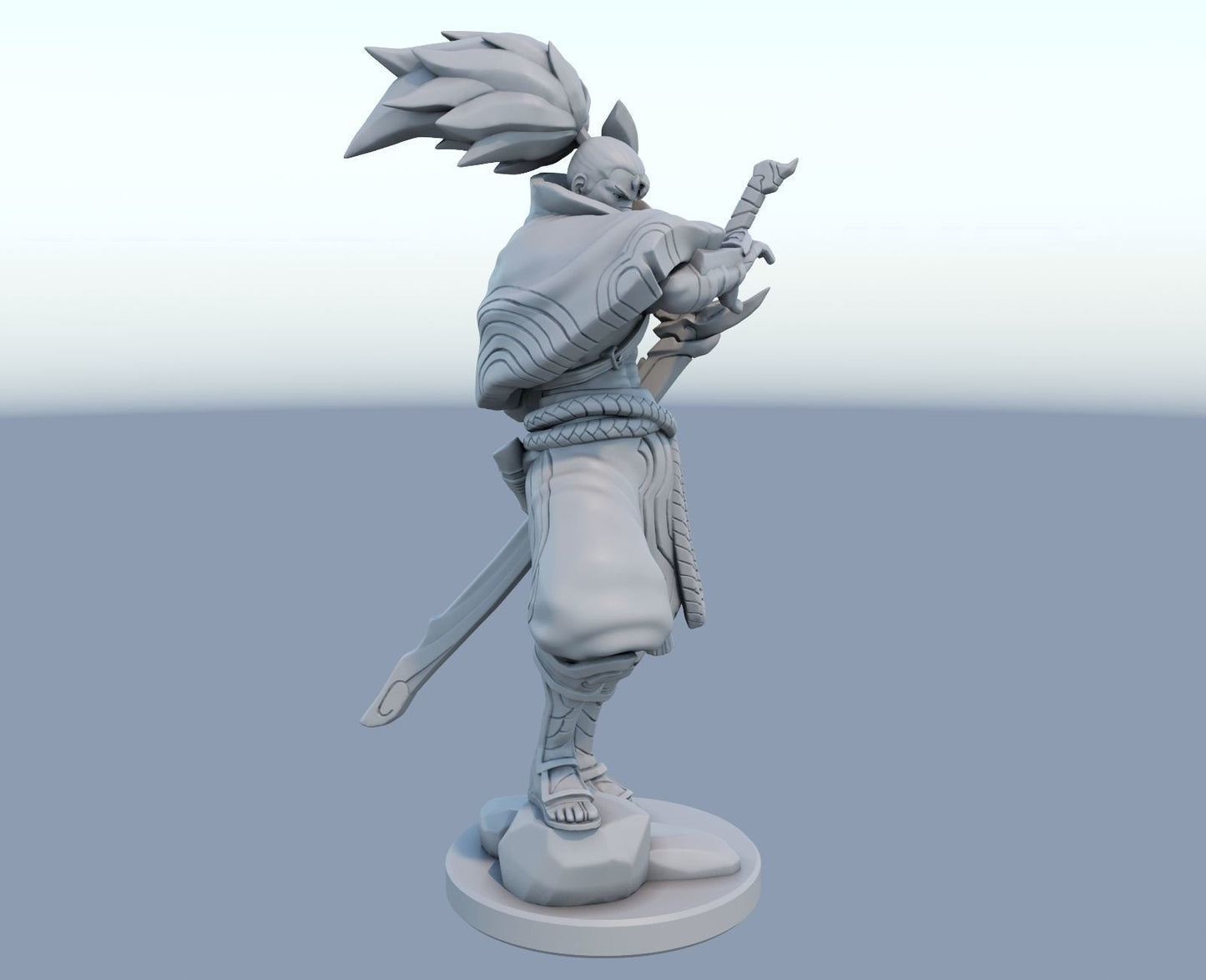 League of Legends Yasuo Figurine - 3D Printed Collectible for Your Gaming Heaven
