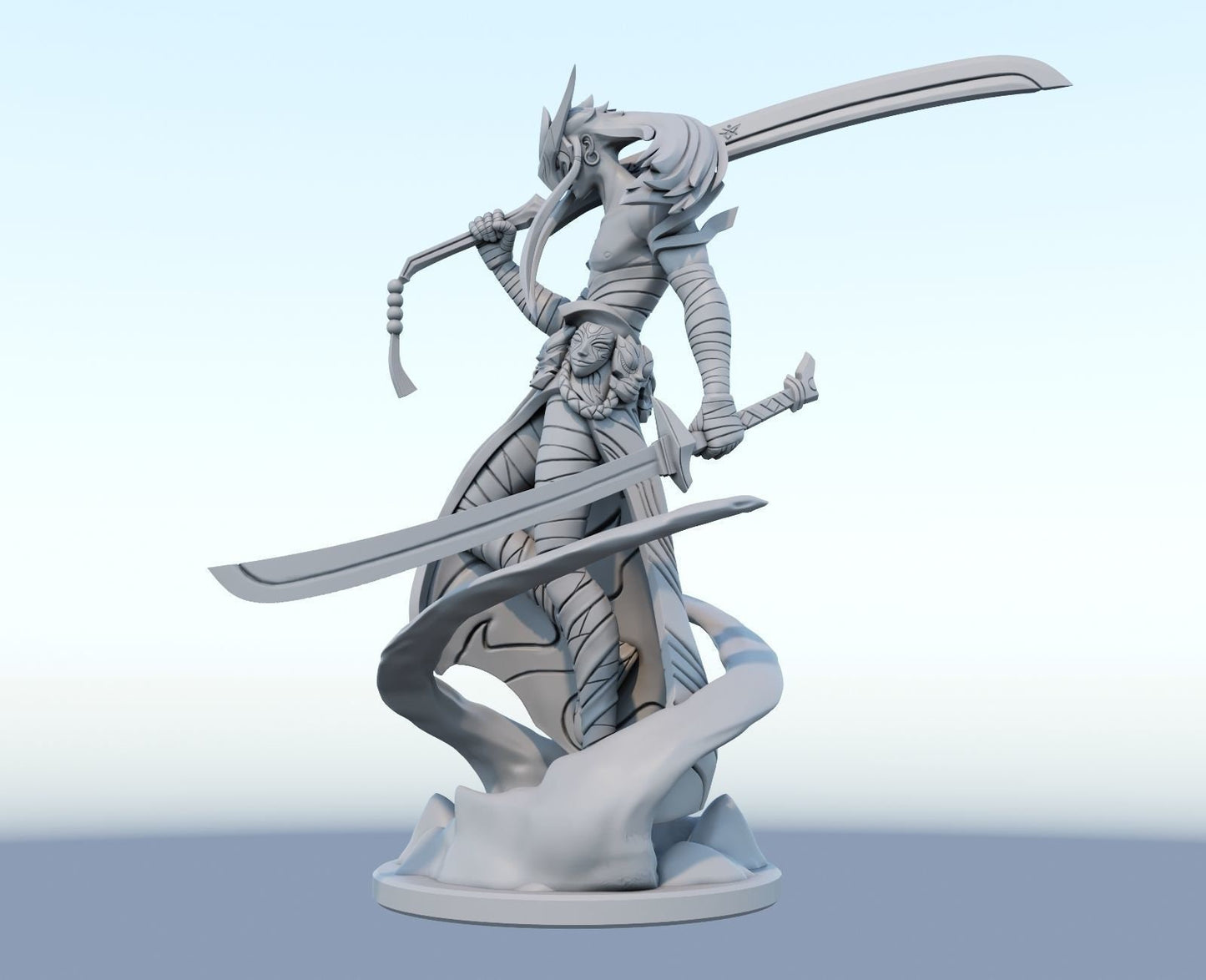 League of Legends  Yone Figurine -  3D Printed Collectible for Your Gaming Heaven