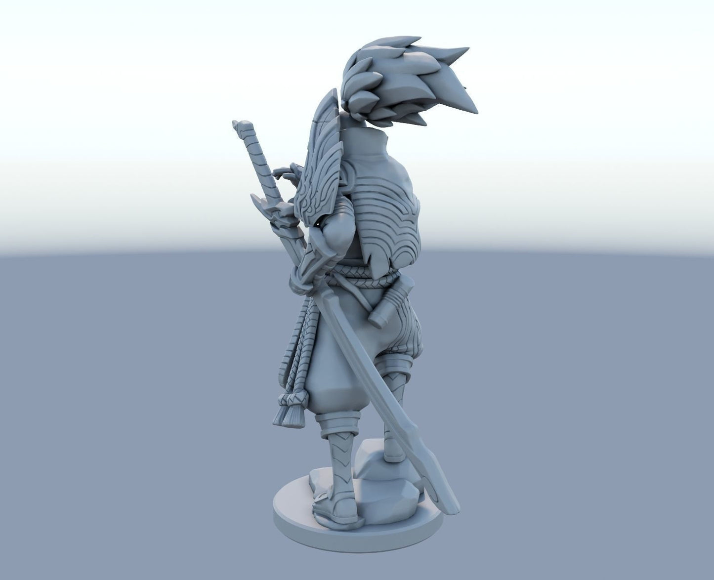 League of Legends  Yasuo Figurine -  3D Printed Collectible for Your Gaming Heaven