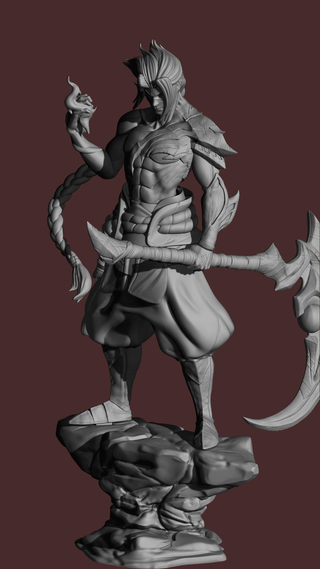 Kayn 3D Print Figurine | League of Legends Fan Art Statue | Shadow Assassin Collectible Model | Gamer Gift | Free Shipping