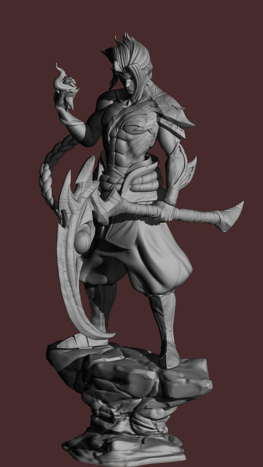 Kayn 3D Print Figurine | League of Legends Fan Art Statue | Shadow Assassin Collectible Model | Gamer Gift | Free Shipping