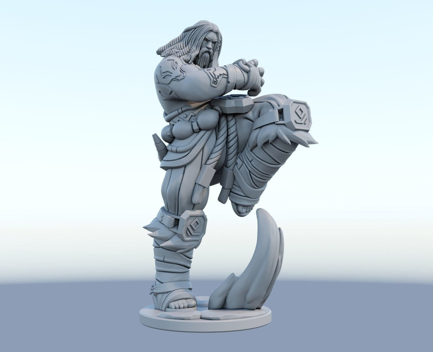 League of Legends Udyr Figurine -  3D Printed Collectible for Your Gaming Heaven