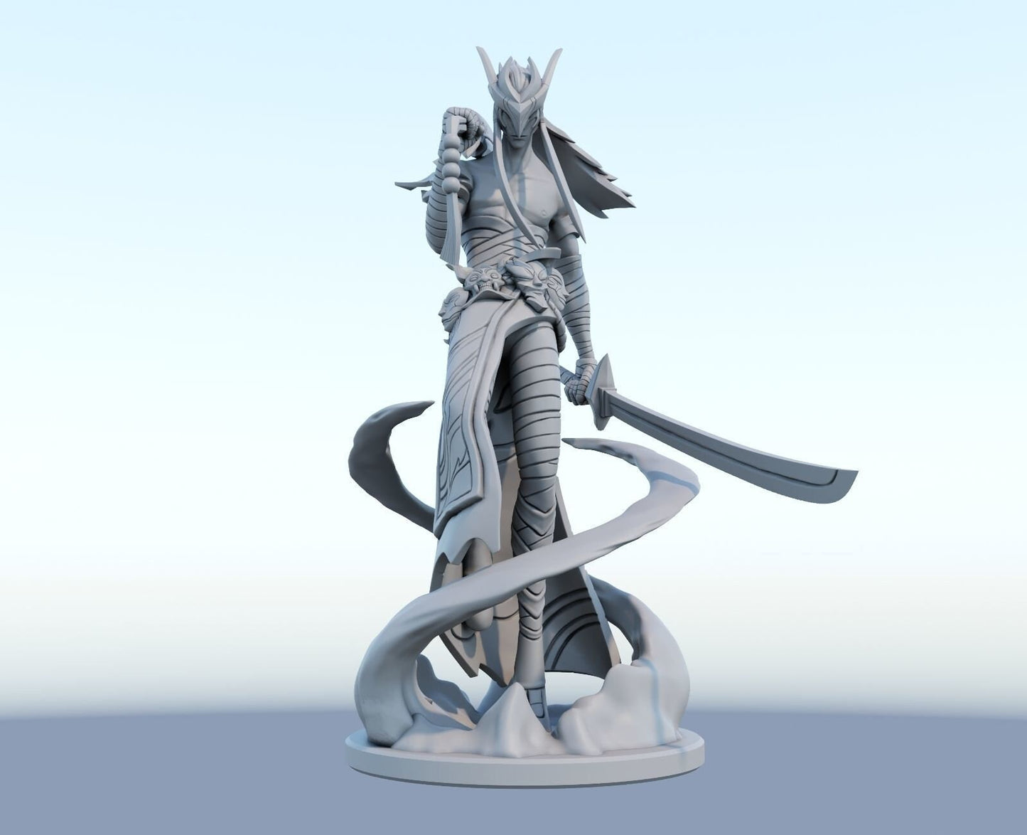 League of Legends  Yone Figurine -  3D Printed Collectible for Your Gaming Heaven