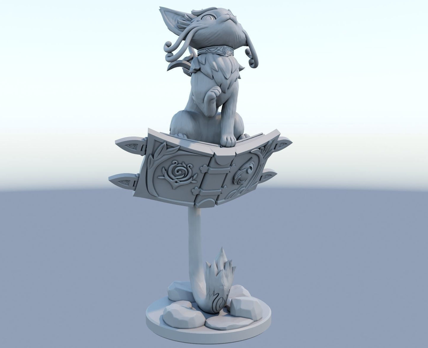 League of Legends Yuumi Figurine -  3D Printed Collectible for Your Gaming Heaven