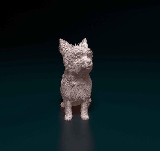 Yorkshire terrier  Dog Figurine - 3D Printed