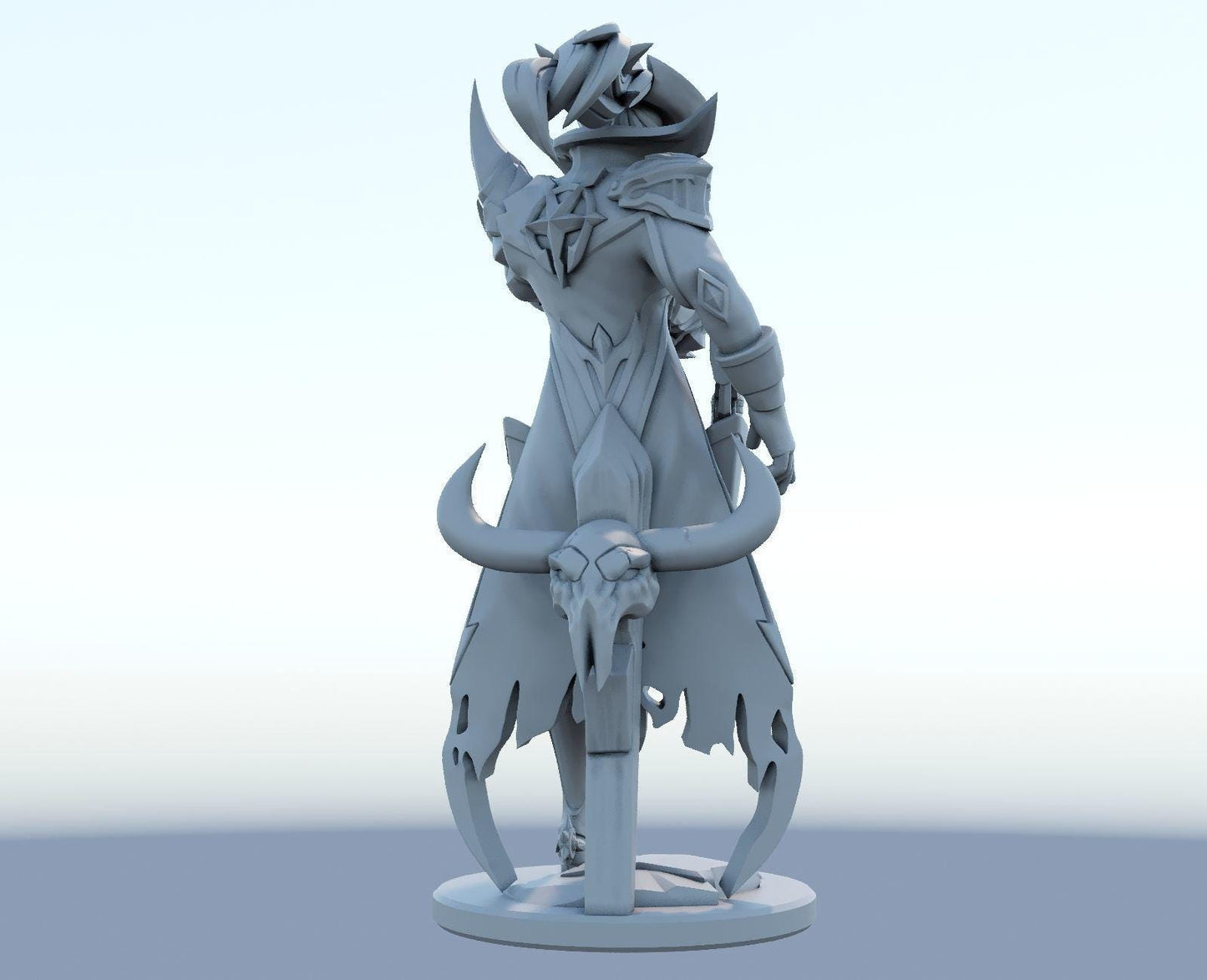 League of Legends High Noon Lucian Figurine -  3D Printed Collectible for Your Gaming Heaven