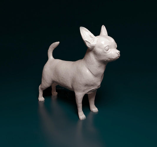 3D Printed Chihuahua dog  Figurine -