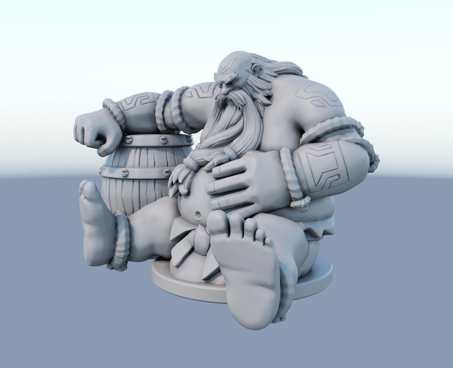 League of Legends  Gragas Figurine -  3D Printed Collectible for Your Gaming Heaven