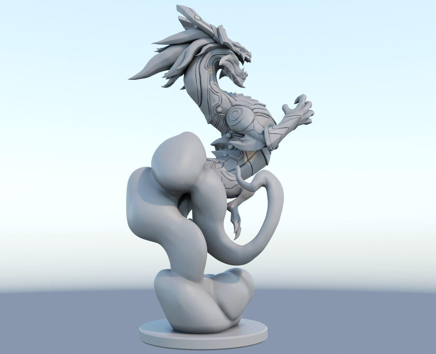 League of Legends Aurelion Sol Figurine -  3D Printed Collectible for Your Gaming Heaven