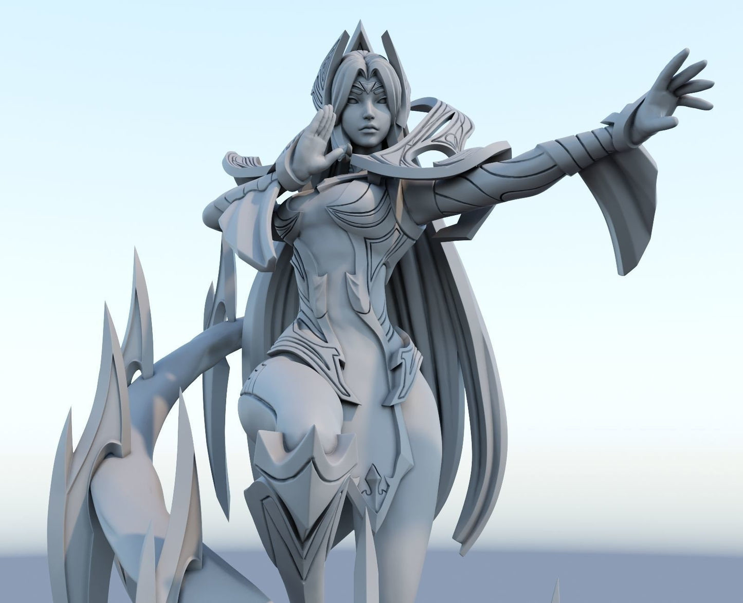 League of Legends  Irelia  Figurine -  3D Printed Collectible for Your Gaming Heaven