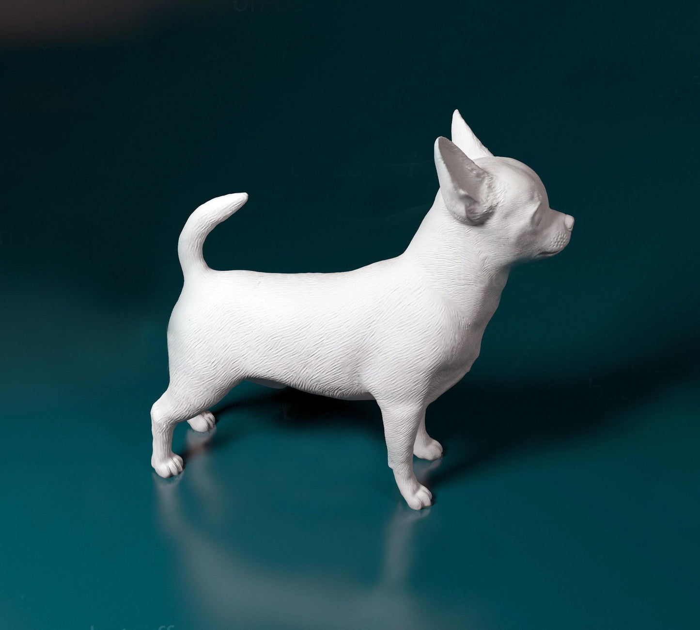 3D Printed Chihuahua dog  Figurine -