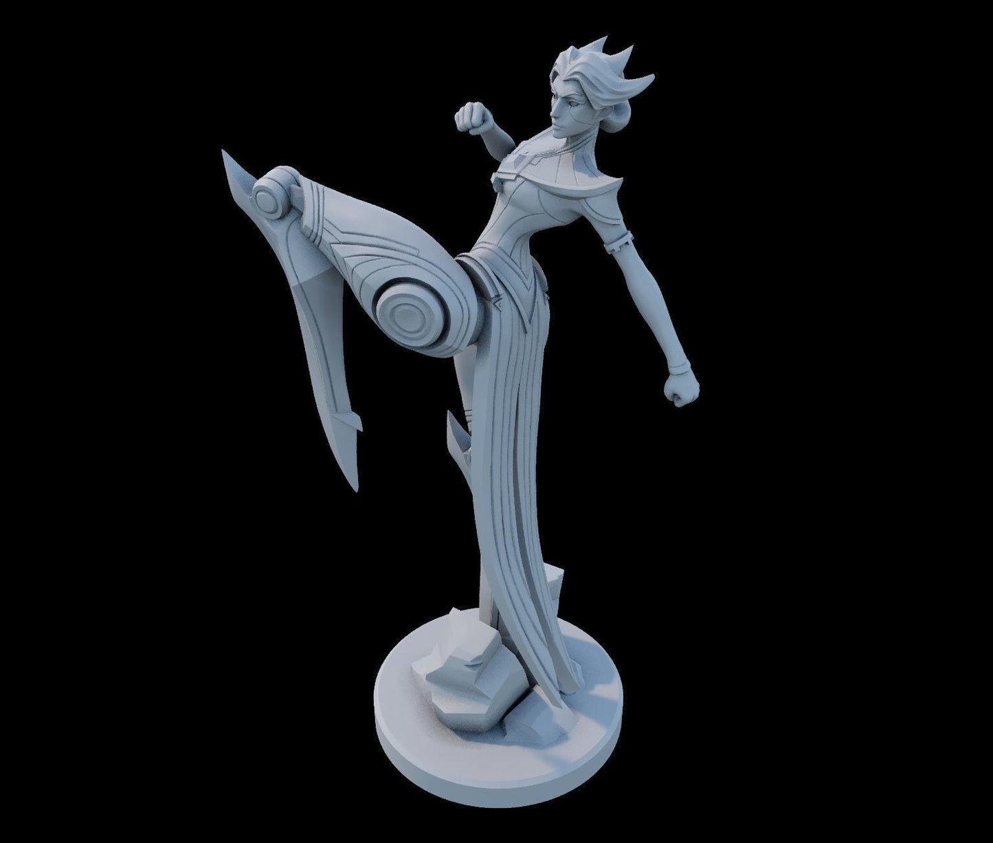 League of Legends Camille Figurine -  3D Printed Collectible for Your Gaming Heaven