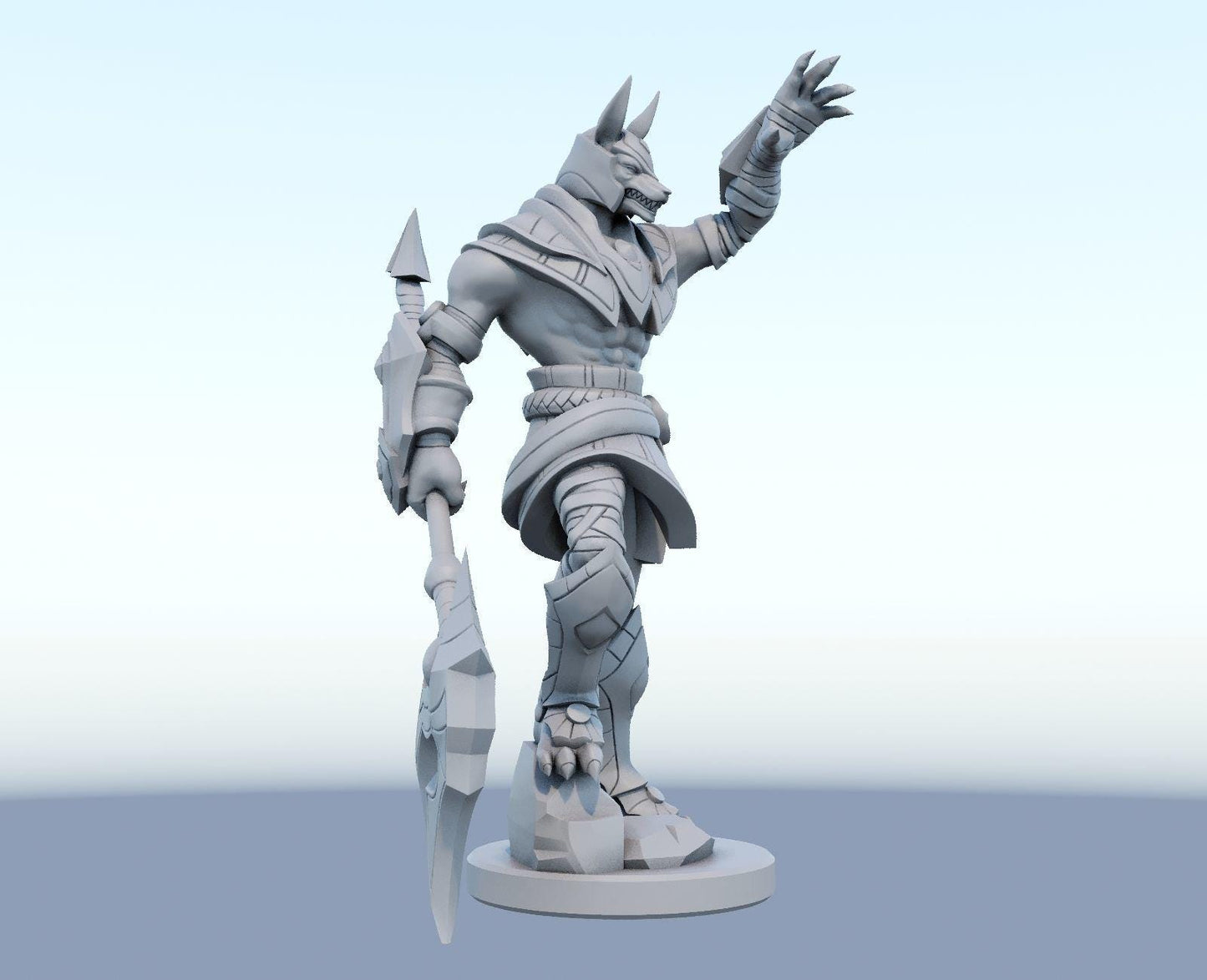 League of Legends Nasus Figurine -  3D Printed Collectible for Your Gaming Heaven