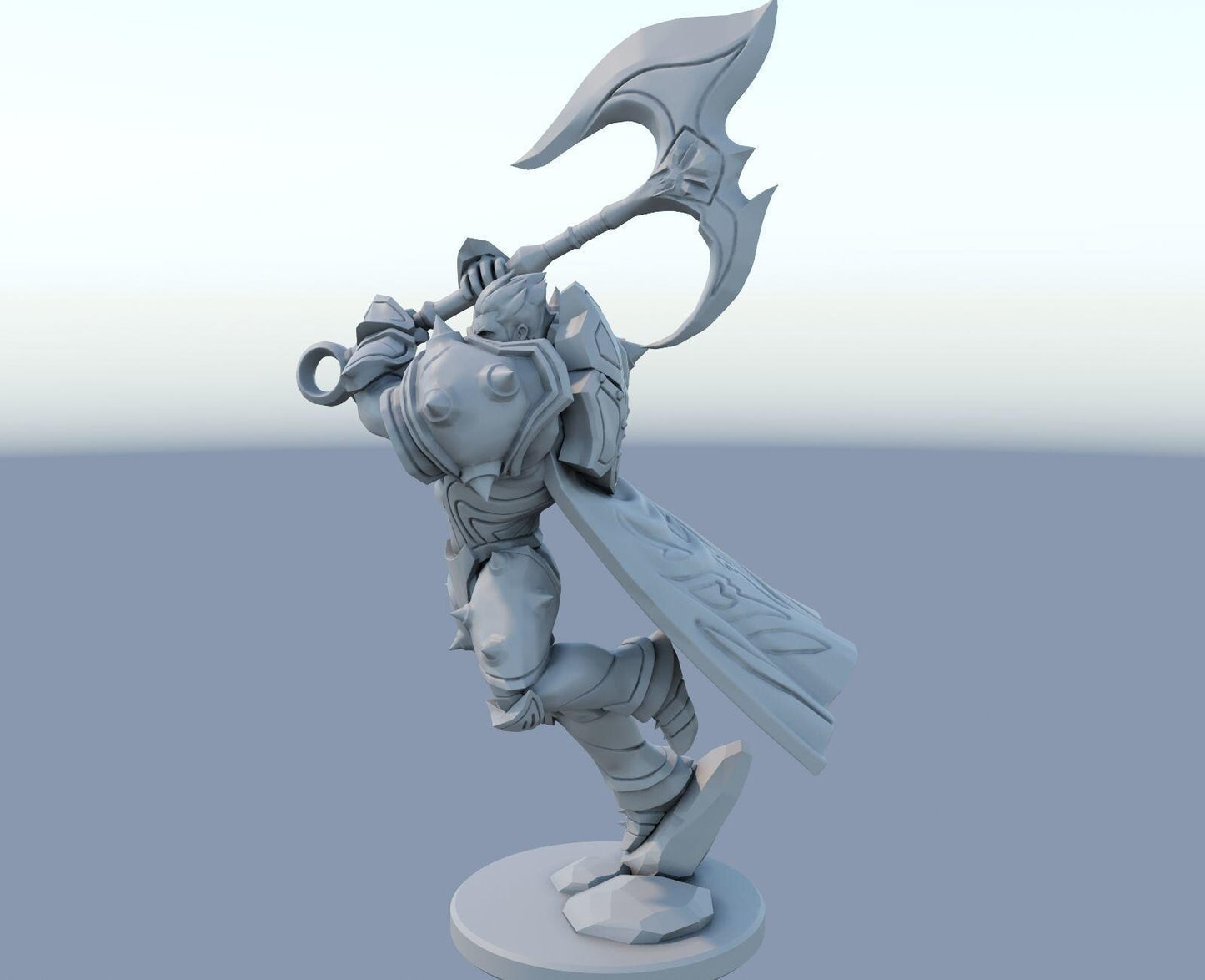 League of Legends Darius Figurine -  3D Printed Collectible for Your Gaming Heaven