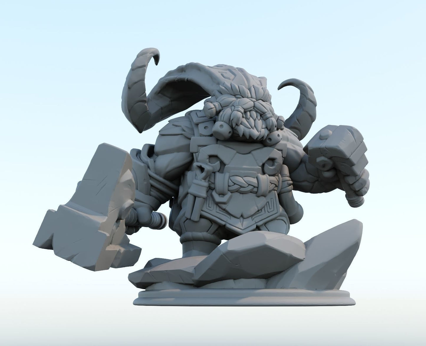 League of Legends Ornn Figurine -  3D Printed Collectible for Your Gaming Heaven