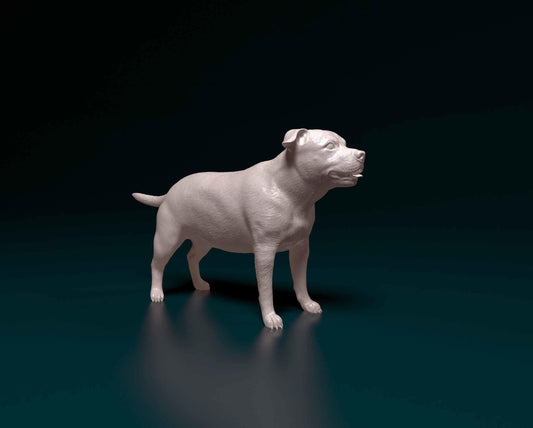 3D Printed Staffordshire bull terrier  Figurine -