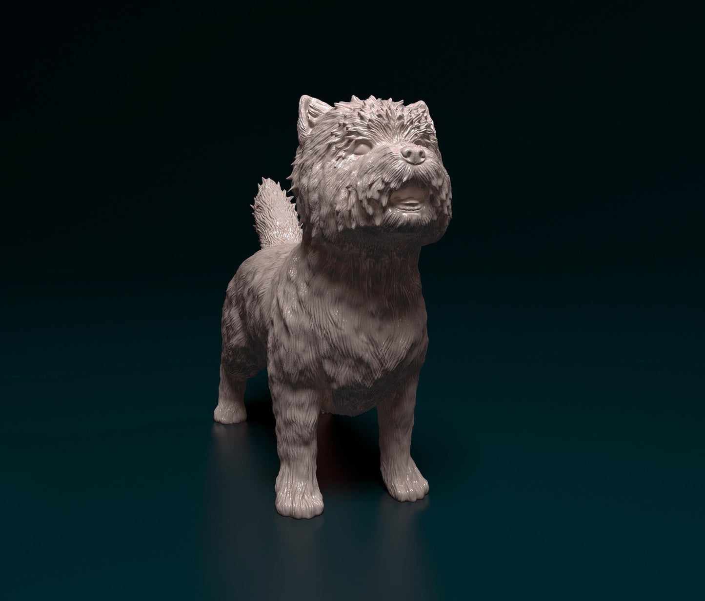 Cairn Terrier Figurine | 3D Printed Dog Statue | Small Dog Lover Gift | Pet Memorial | Handmade Terrier Sculpture | Free Worldwide Shipping