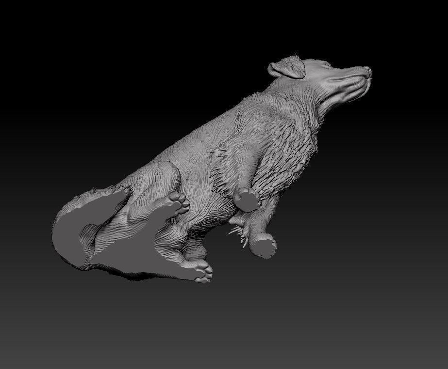 Golden Retriever Dog  Figurine - 3D Printed