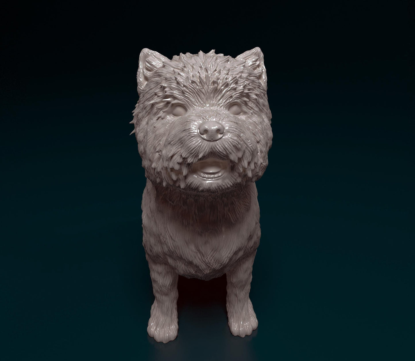 Cairn Terrier Figurine | 3D Printed Dog Statue | Small Dog Lover Gift | Pet Memorial | Handmade Terrier Sculpture | Free Worldwide Shipping