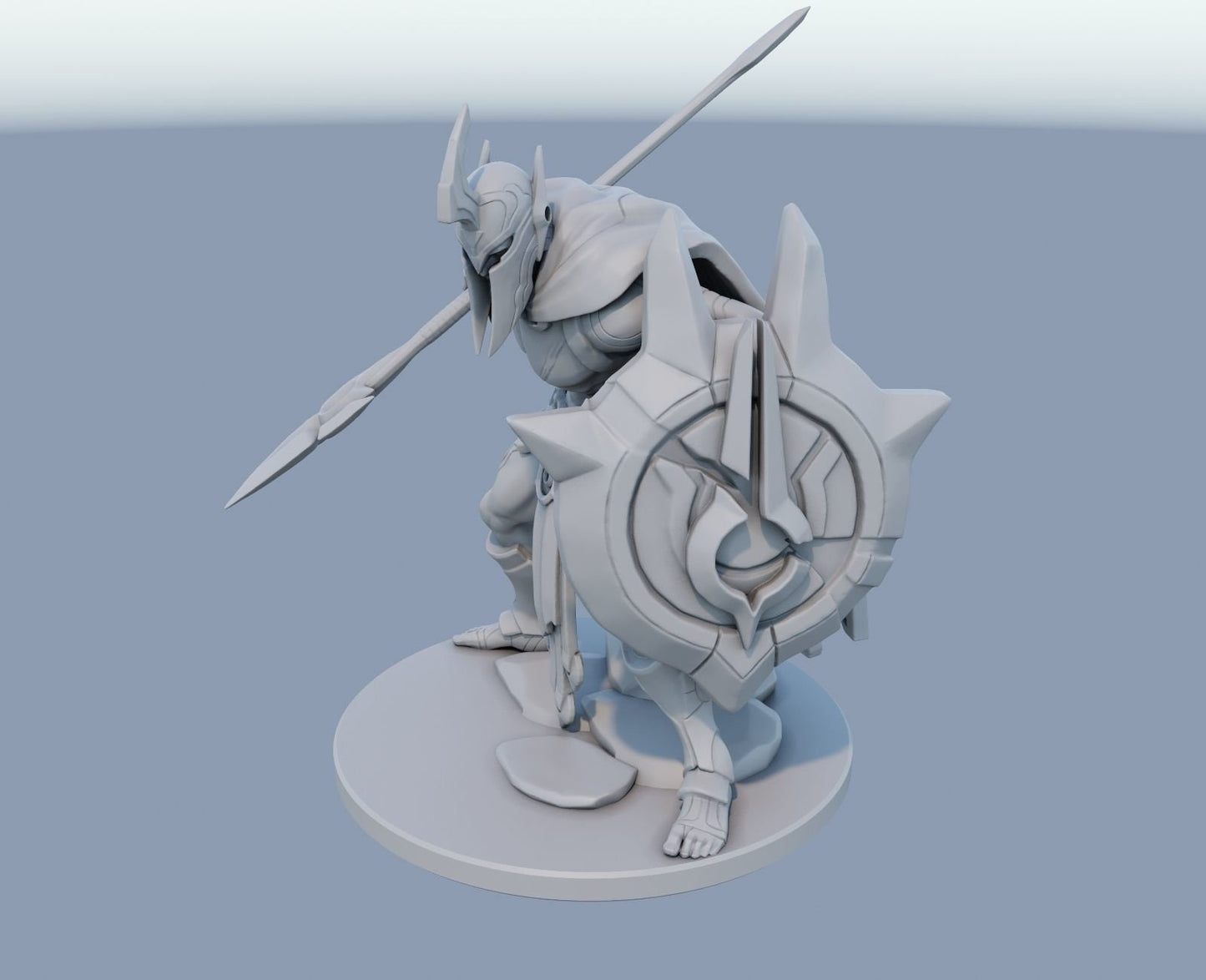 League of Legends Pantheon Figurine -  3D Printed Collectible for Your Gaming Heaven