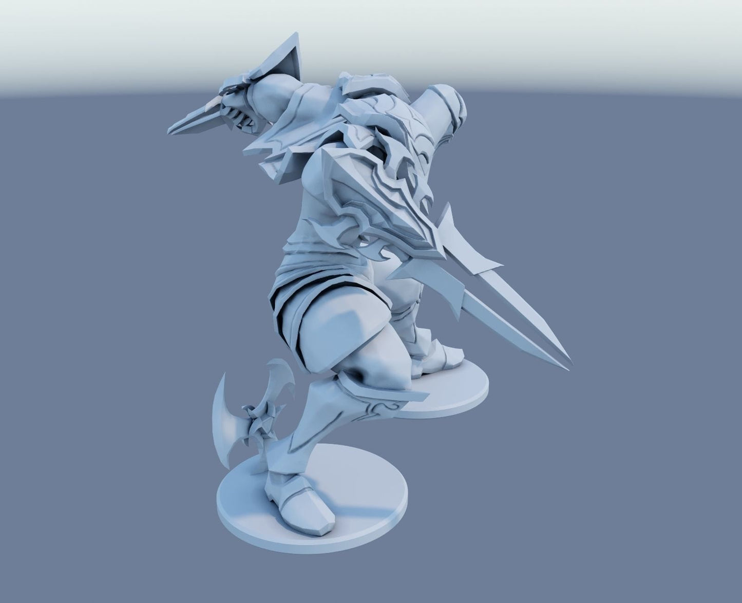 League of Legends  Zed Figurine -  3D Printed Collectible for Your Gaming Heaven