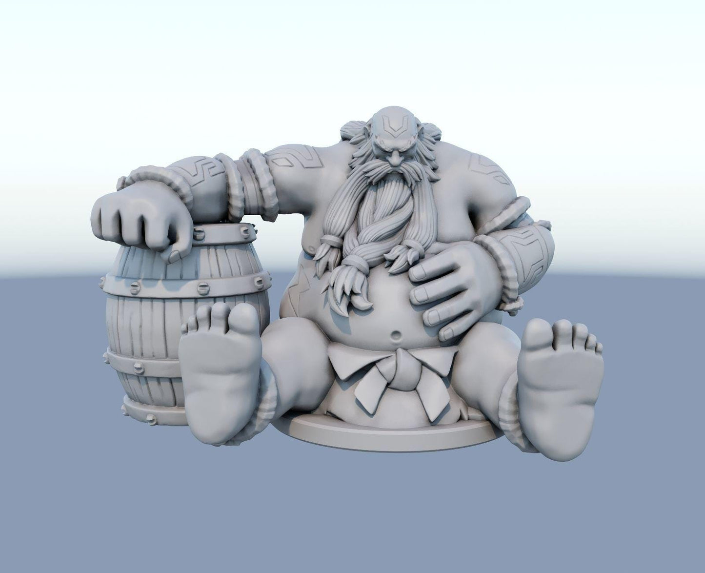 League of Legends  Gragas Figurine -  3D Printed Collectible for Your Gaming Heaven