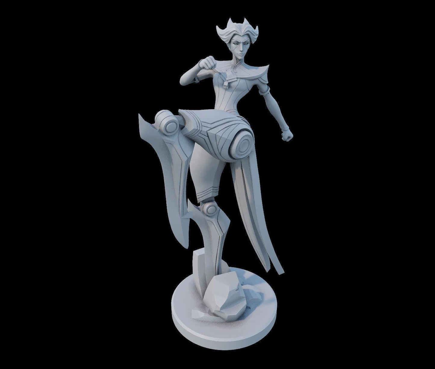League of Legends Camille Figurine -  3D Printed Collectible for Your Gaming Heaven