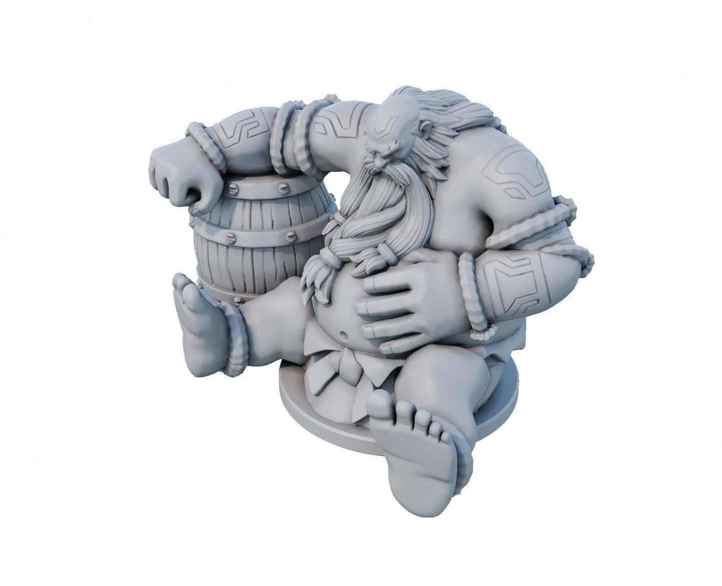 League of Legends  Gragas Figurine -  3D Printed Collectible for Your Gaming Heaven