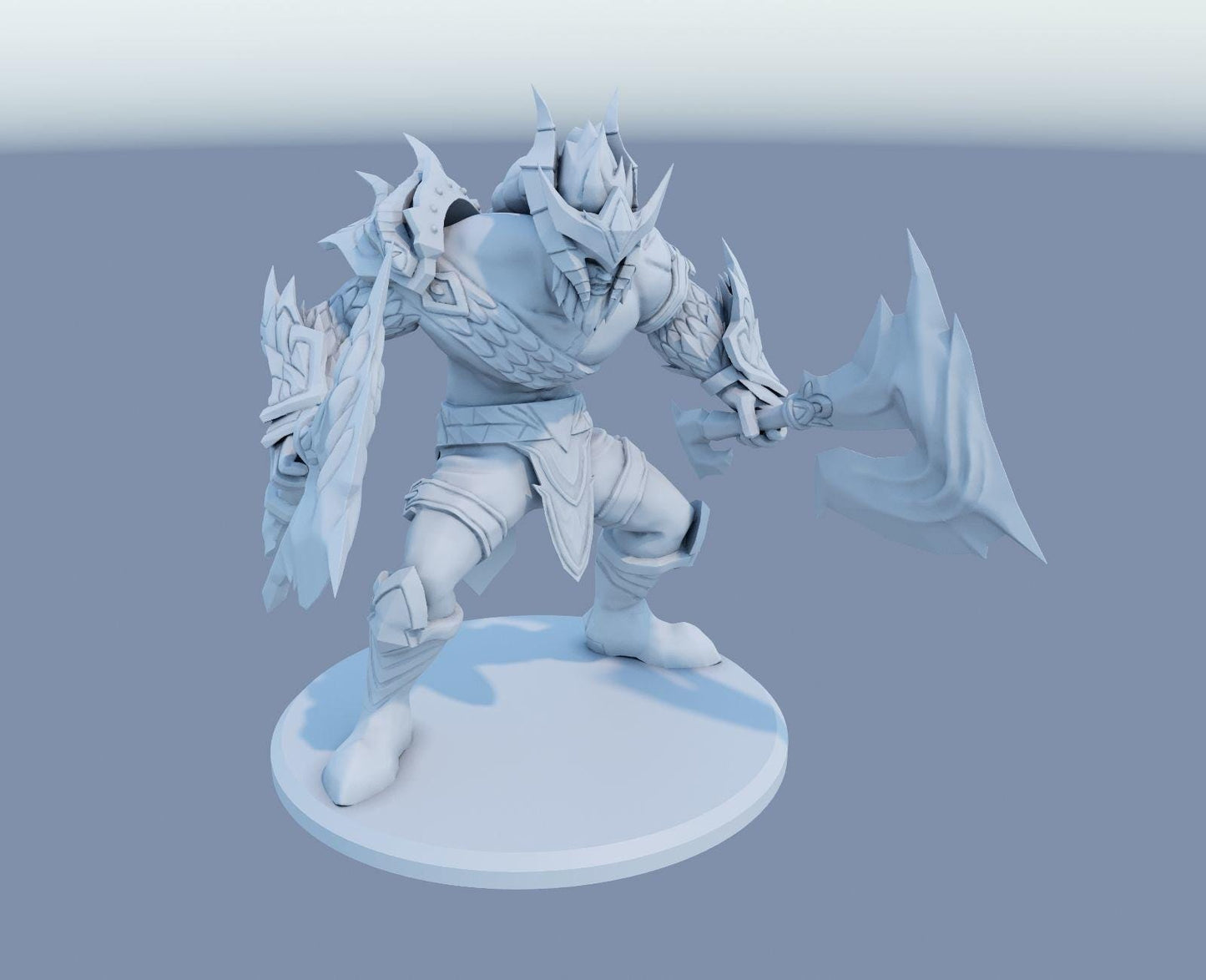 League of Legends Olaf dragon slayer Figurine -  3D Printed Collectible for Your Gaming Heaven