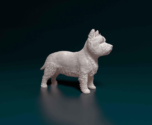 West highland white terrier Dog Figurine - 3D Printed