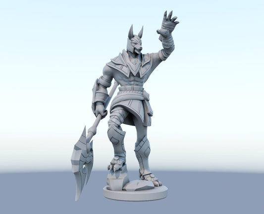 League of Legends Nasus Figurine -  3D Printed Collectible for Your Gaming Heaven