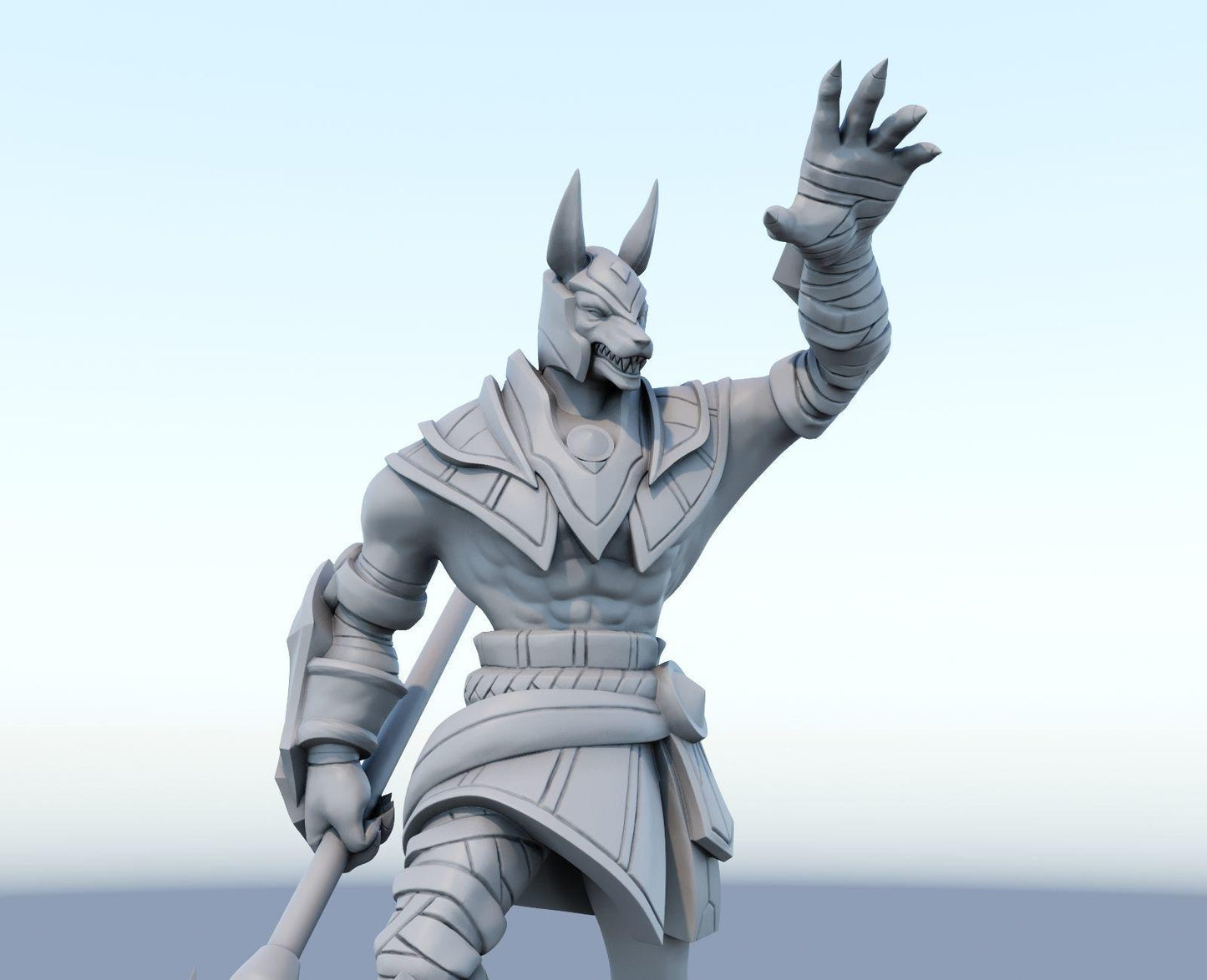 League of Legends Nasus Figurine -  3D Printed Collectible for Your Gaming Heaven