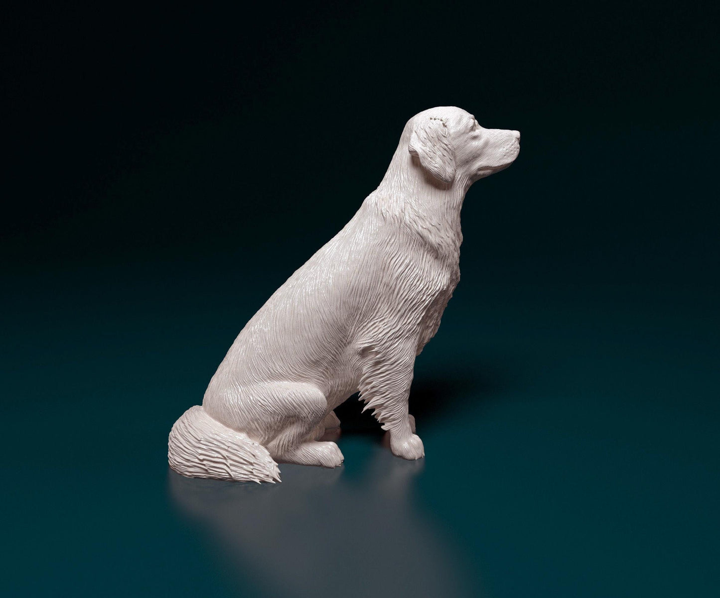 Golden Retriever Dog  Figurine - 3D Printed