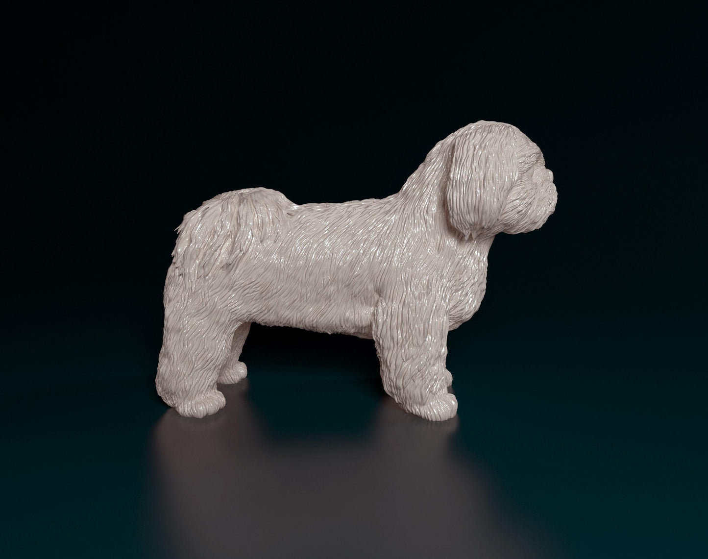 Shih Tzu Dog Figurine - 3D Printed