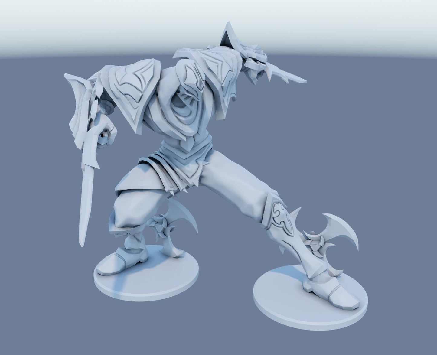 League of Legends  Zed Figurine -  3D Printed Collectible for Your Gaming Heaven