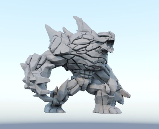 League of Legends  Malphite Figurine -  3D Printed Collectible for Your Gaming Heaven