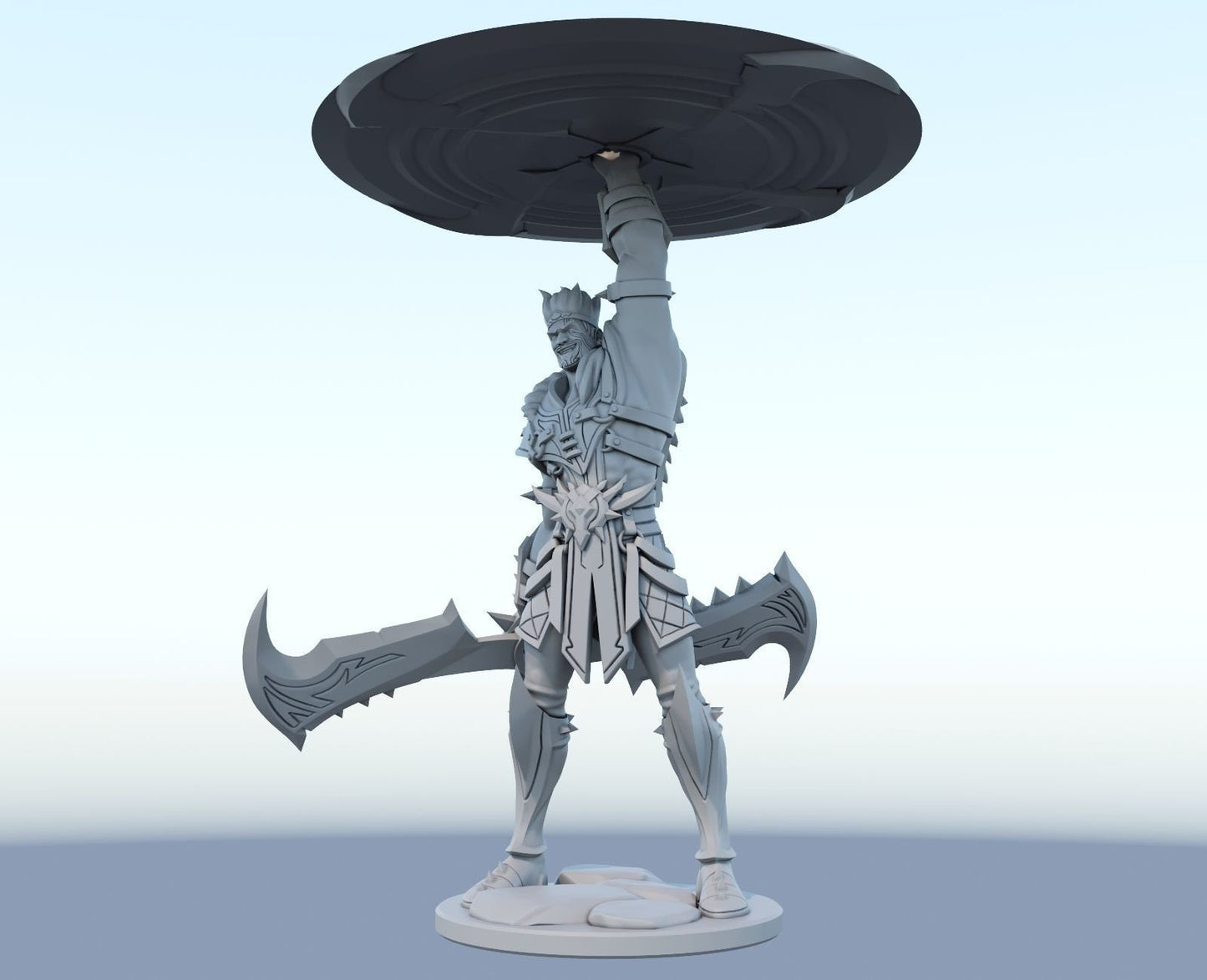 Draven – League of Legends Inspired 3D Printed Figurine – Gaming Collectible for True Champions