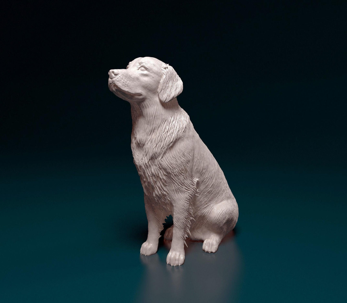Golden Retriever Dog  Figurine - 3D Printed