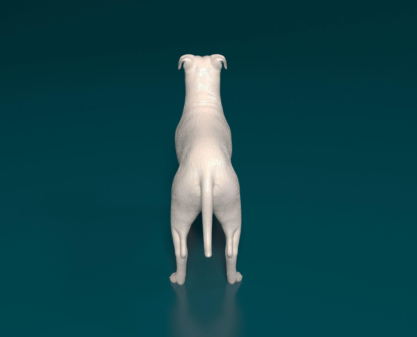 3D Printed Pitbull dog  Figurine -
