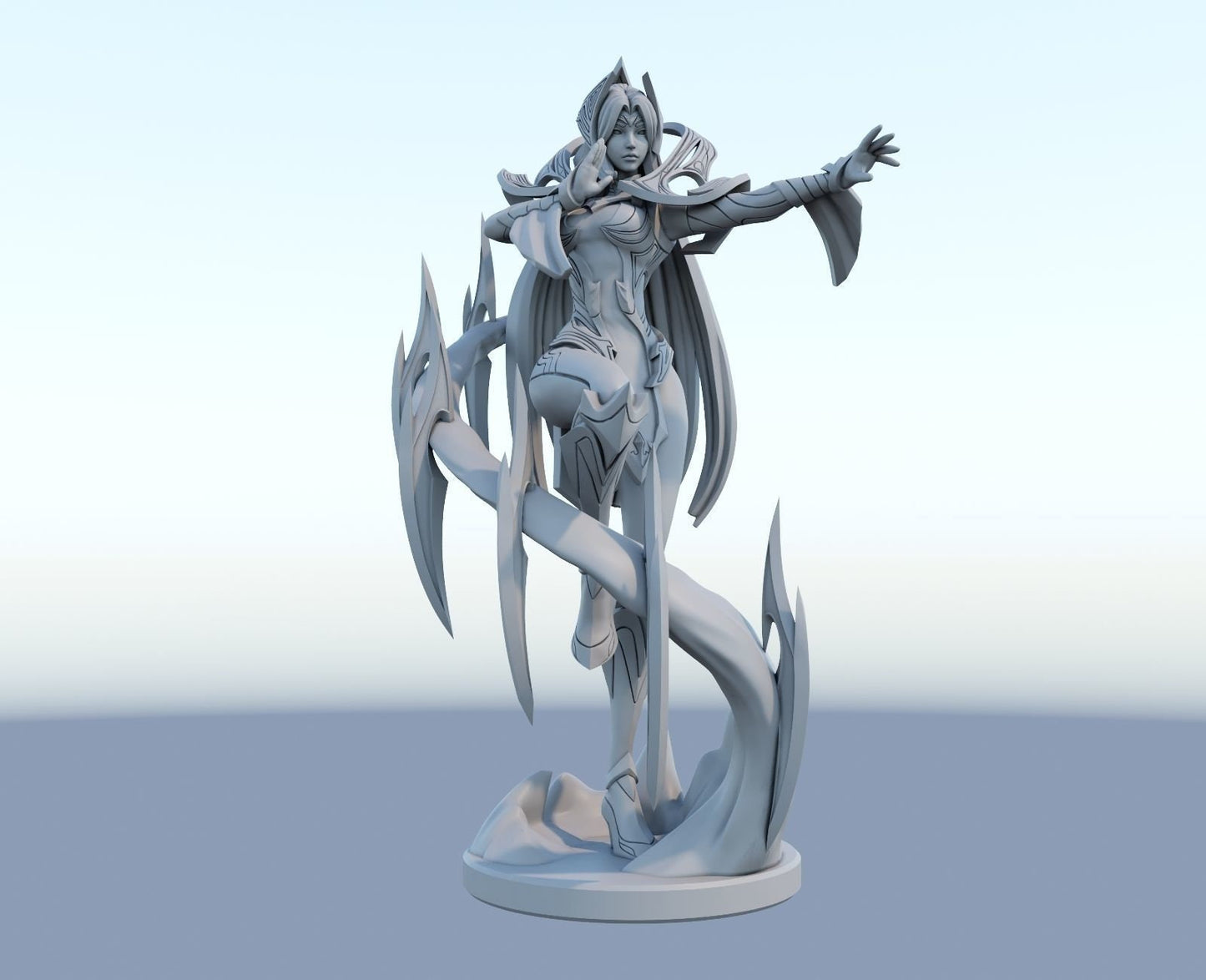 League of Legends  Irelia  Figurine -  3D Printed Collectible for Your Gaming Heaven