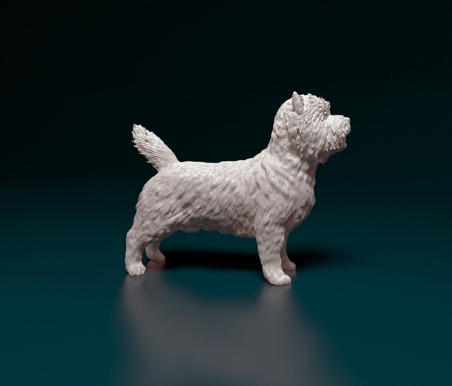 Cairn Terrier Figurine | 3D Printed Dog Statue | Small Dog Lover Gift | Pet Memorial | Handmade Terrier Sculpture | Free Worldwide Shipping