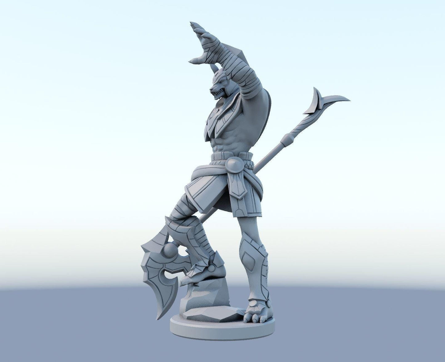 League of Legends Nasus Figurine -  3D Printed Collectible for Your Gaming Heaven