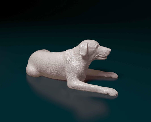 3D Printed Labrador Dog Figurine -