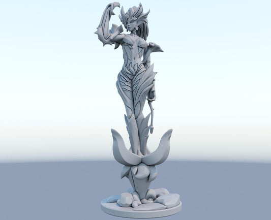 League of Legends Zyra Figurine -  3D Printed Collectible for Your Gaming Heaven