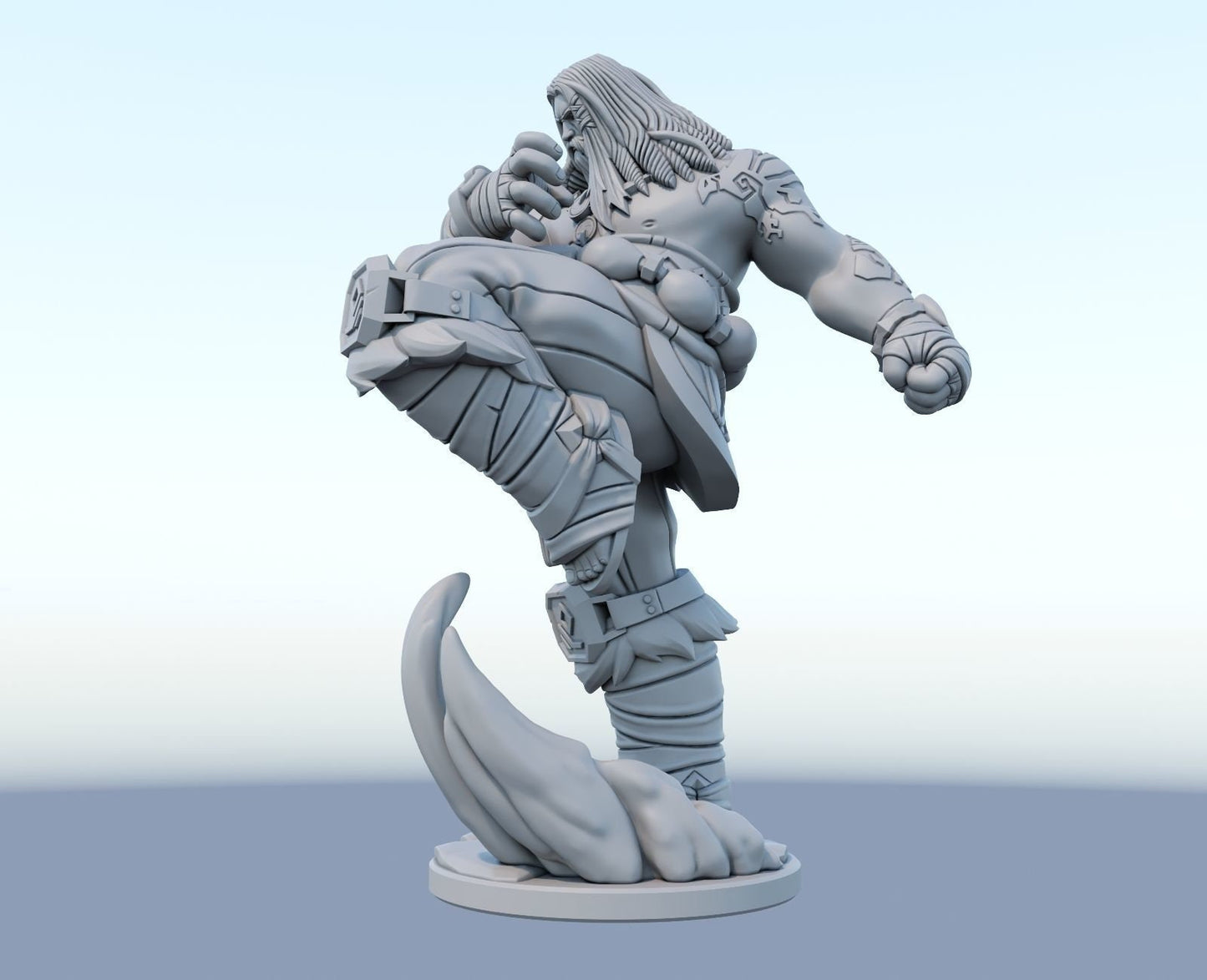 League of Legends Udyr Figurine -  3D Printed Collectible for Your Gaming Heaven