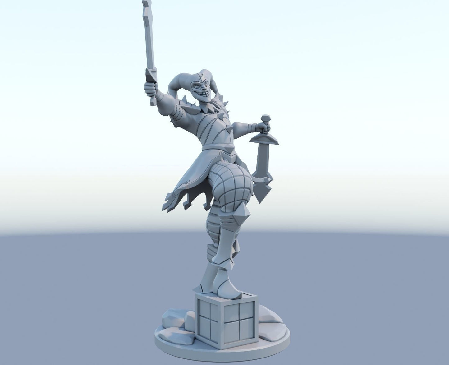 League of Legends  Shaco Figurine -  3D Printed Collectible for Your Gaming Heaven