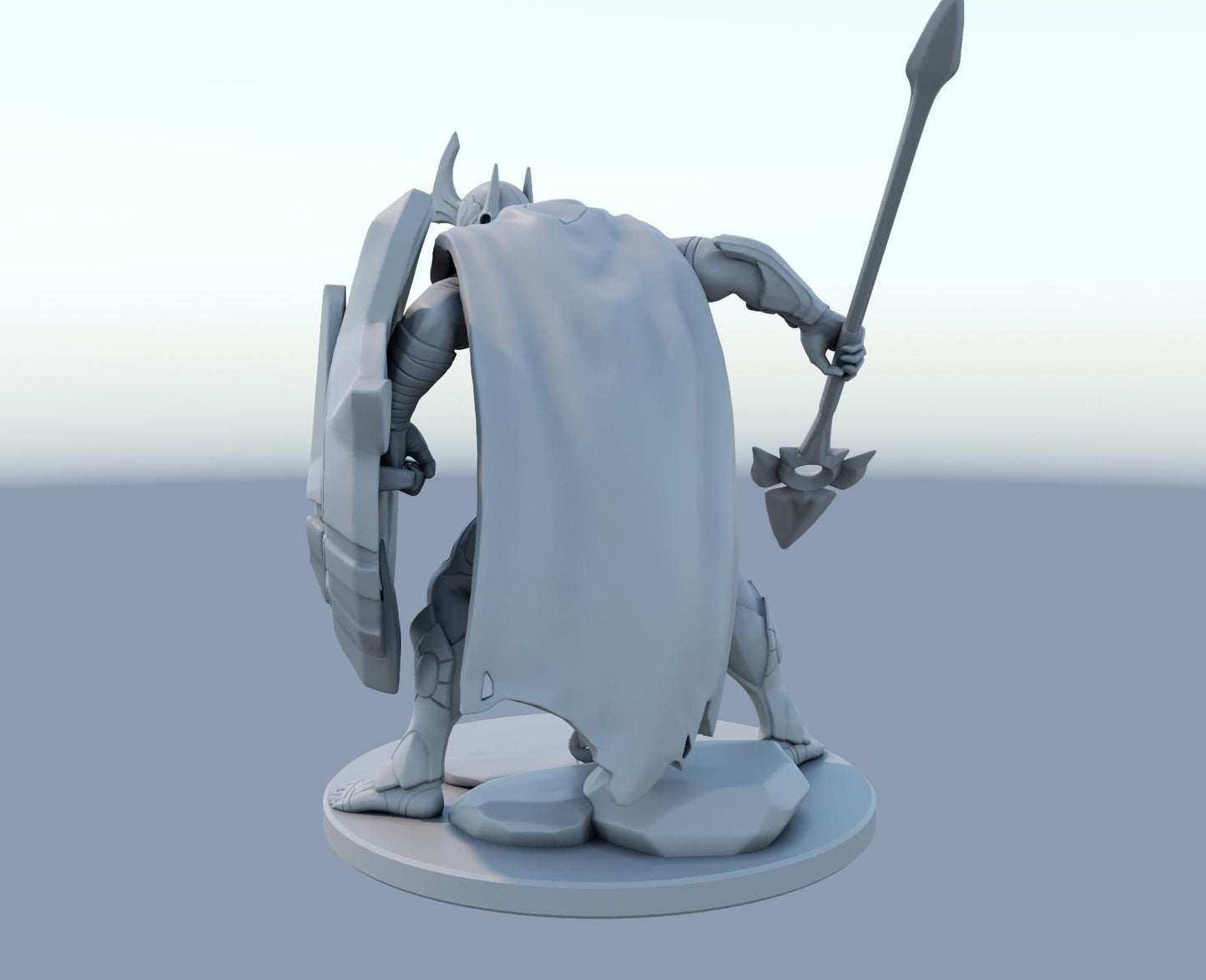 League of Legends Pantheon Figurine -  3D Printed Collectible for Your Gaming Heaven